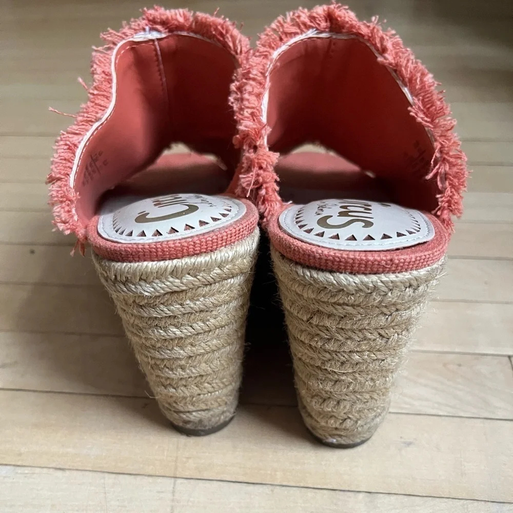 Women's Circus by Sam Edelman Coral Open-Toe Wedges